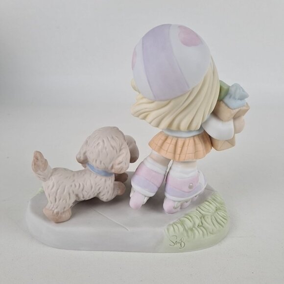 Precious Moments FC890005 You're On A Roll With Heart And Soul Girl Figurine - Picture 3 of 7